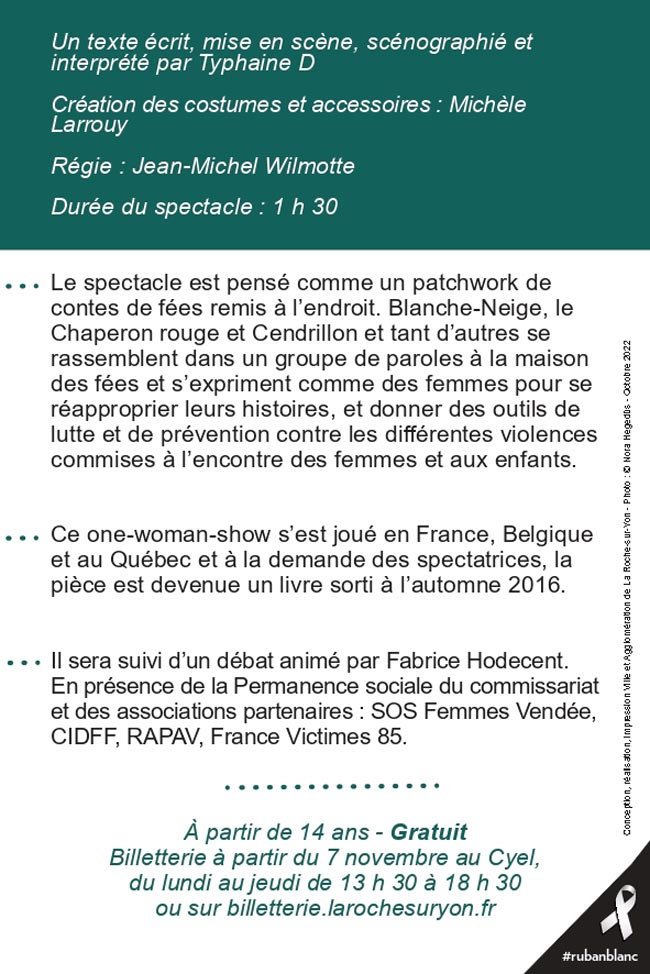 Informations sur le spectacle