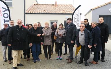 Inauguration de 8 nouveaux logements aux Clouzeaux